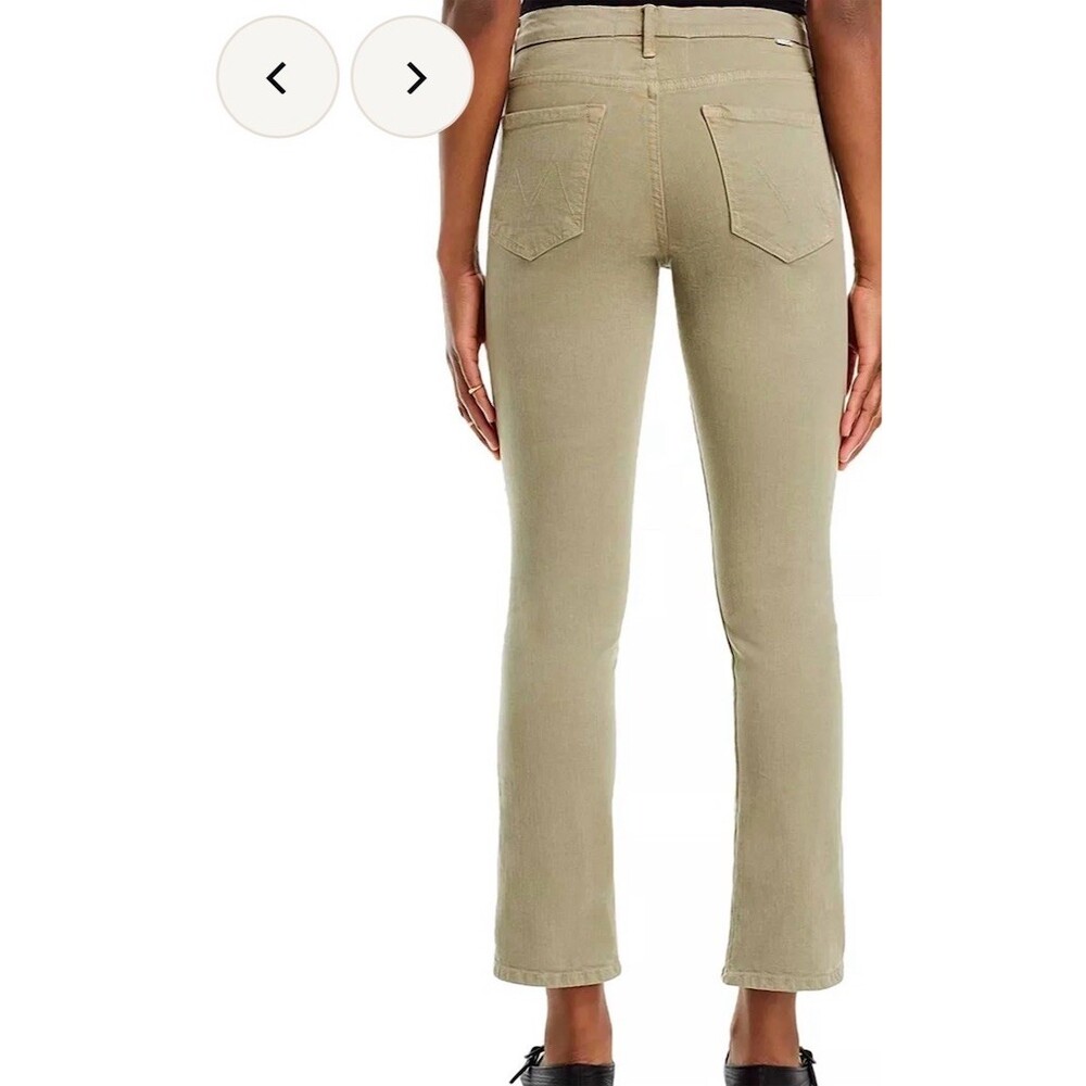MOTHER The Insider Hover High Rise Straight Jeans Womens color mermaid Size 24 - Picture 3 of 6